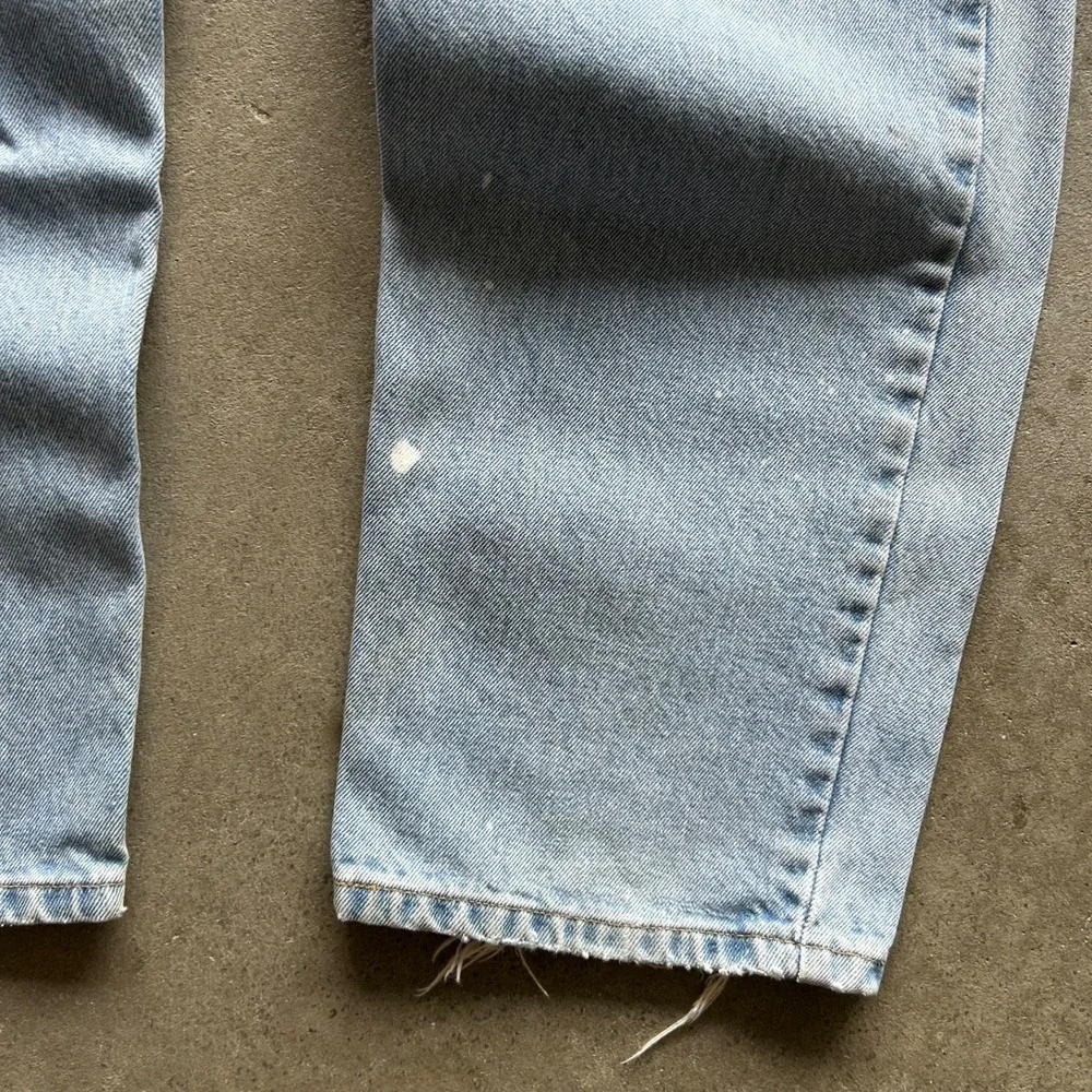 Vintage 90s Levis 550 Jeans Size 38x30 Blue Faded Light Wash Denim Relaxed Fit
